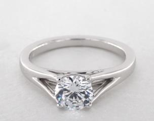 Martin Flyer

The luster and shine of this split shank engagement ring showcases the clean and modern appeal for today's bride. A Flyer Fit exclusive design that is crafted to allow the engagement ring and wedding band to fit perfectly flush with a variety of wedding bands.