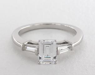Martin Flyer

The timeless appeal of a three stone diamond engagement by Martin Flyer features two baguette shape diamonds (.25 ctw) to accent the center diamond of your choice. A Flyer Fit exclusive design that is crafted to allow the engagement ring and wedding band to fit perfectly flush with a variety of wedding bands.