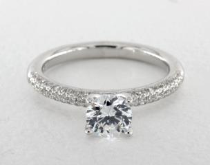 Martin Flyer

This timeless beautiful pavé engagement ring features 66 diamonds for a total carat weight of .28 carats.