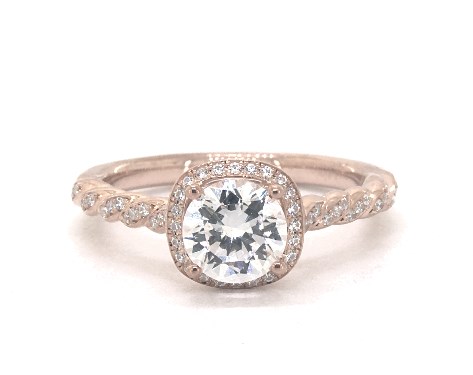 14K Rose Gold Lisa Engagement Ring by Jeff Cooper