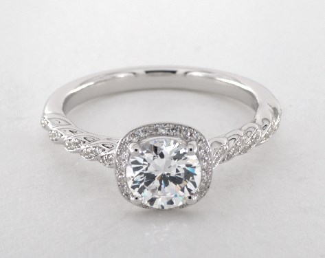 Platinum Lisa Engagement Ring by Jeff Cooper