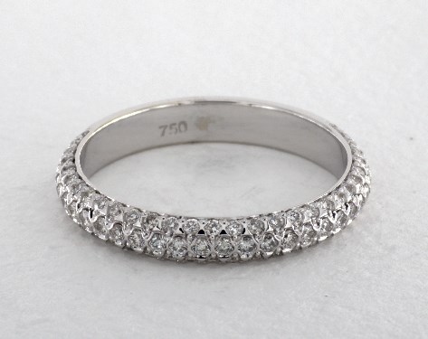 Wedding Rings Matching Bands Platinum Diamond Encrusted Wedding Rings Matching Bands Platinum Diamond Encrusted Band Item 59295