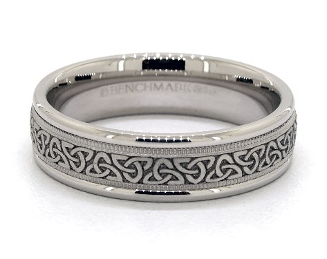 celtic love knot wedding band