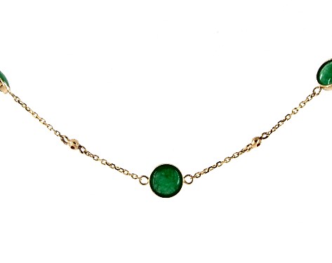 yellow gold jade pendant