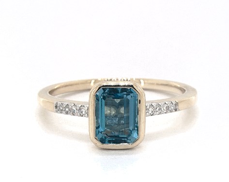 bezel gemstone ring