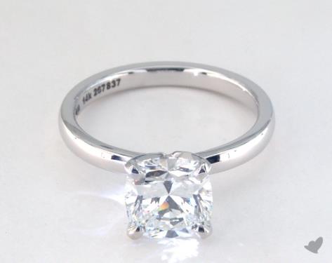 14K White Gold Solitaire Setting