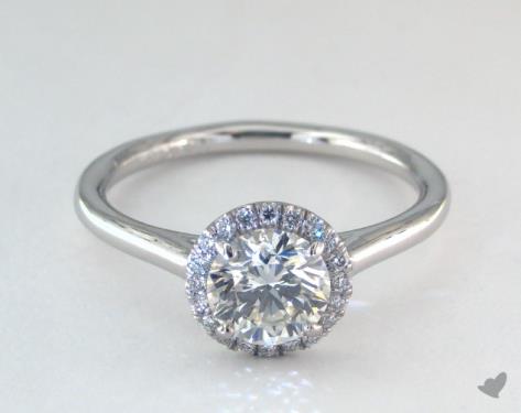 Platinum Halo Setting