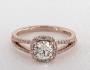 Various carat combinations for the selected ring