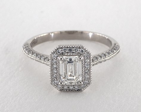 Platinum Halo Setting
