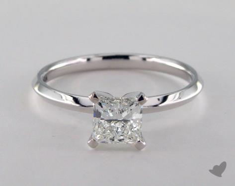 14K White Gold Solitaire DYO ER Setting