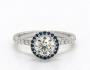 Various carat combinations for the selected ring