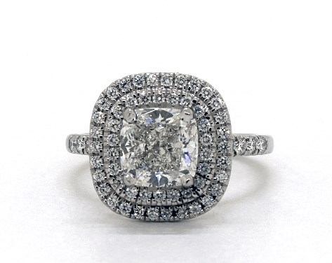 Platinum Halo Setting