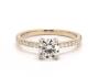 Various carat combinations for the selected ring