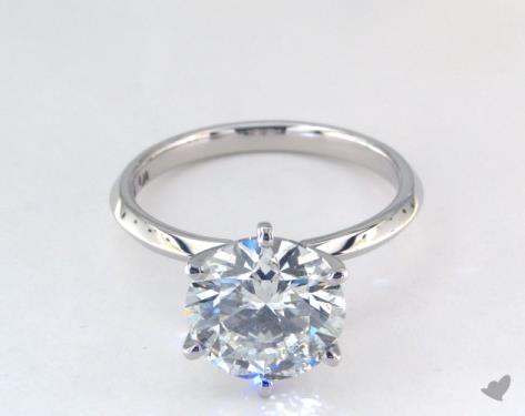 Platinum Solitaire Setting