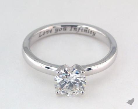 18K White Gold Solitaire DYO ER Setting