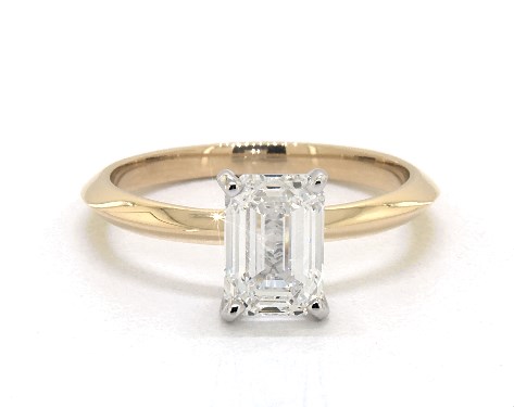 18K Yellow Gold Solitaire DYO ER Setting