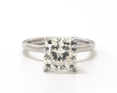 14K White Gold Solitaire Setting