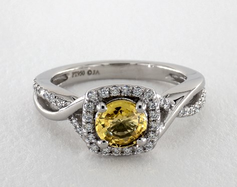 Platinum Halo Setting
