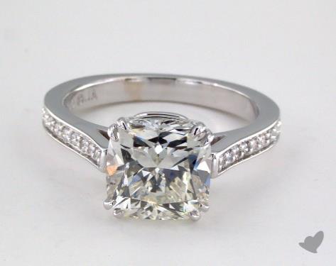 18K White Gold Pave Setting