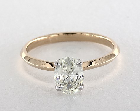 14K Yellow Gold Solitaire DYO ER Setting