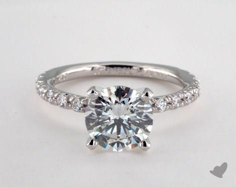 Platinum Pave DYO ER Setting