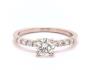 Various carat combinations for the selected ring