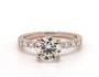 Various carat combinations for the selected ring