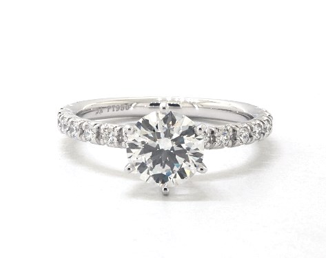 Platinum Pave Setting