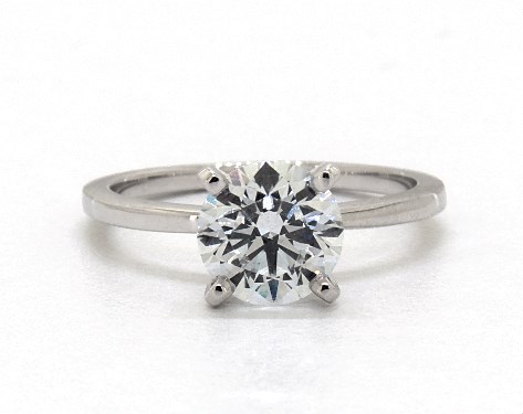14K White Gold Solitaire Setting