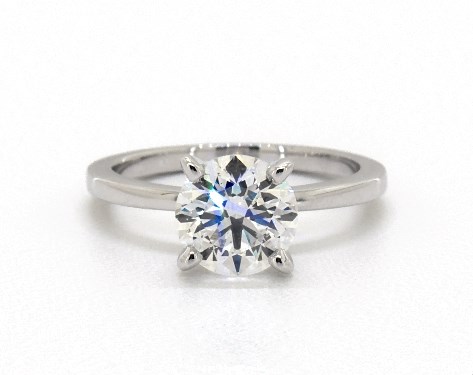 14K White Gold Solitaire Setting