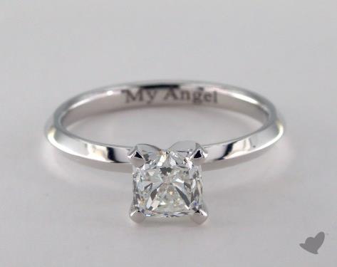 14K White Gold Solitaire Setting