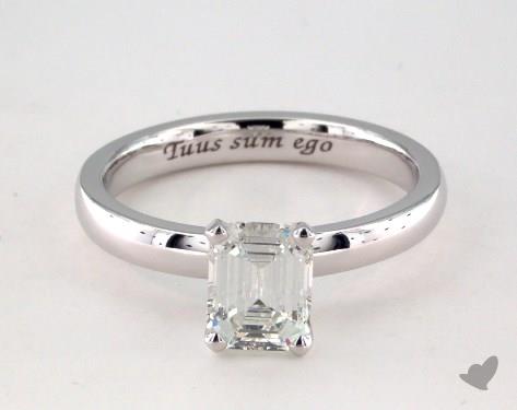 14K White Gold Solitaire Setting