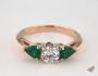 Various carat combinations for the selected ring