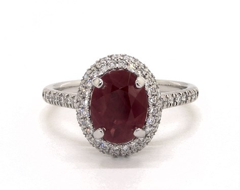 Platinum Halo Setting