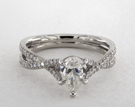 Platinum Pave Setting