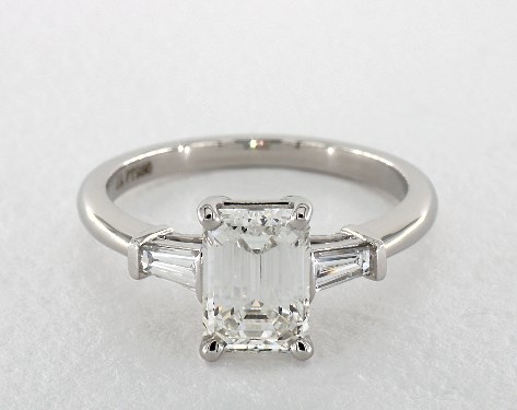 Platinum Three Stone Setting