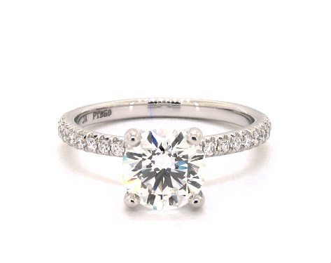 Platinum Pave DYO ER Setting