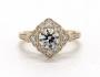 Various carat combinations for the selected ring