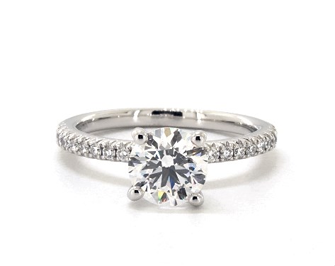 Platinum Pave Setting