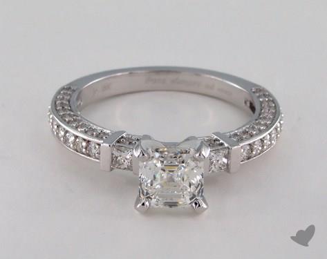 18K White Gold Pave Setting