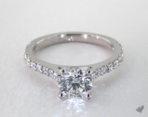 Platinum Side stones Setting