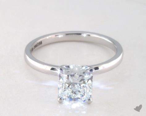 14K White Gold Solitaire Setting