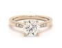 Various carat combinations for the selected ring