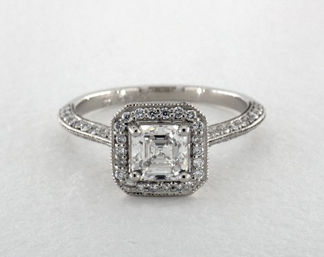 Platinum Halo Setting