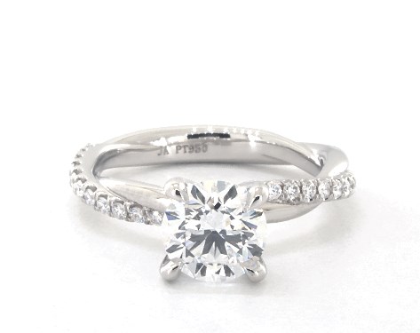 Platinum Pave Setting