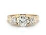 Various carat combinations for the selected ring