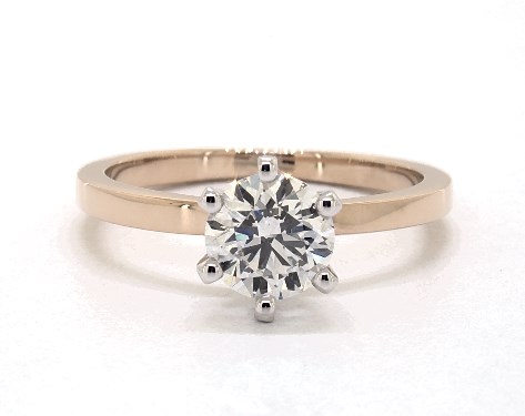 18K Yellow Gold Solitaire Setting