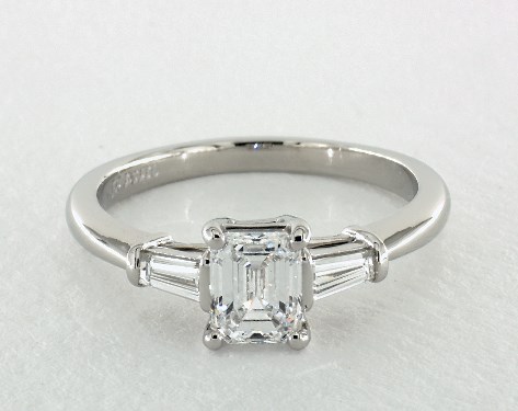 Platinum Three Stone Setting