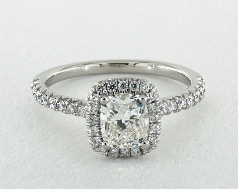 Platinum Halo Setting