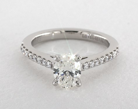 Platinum Pave DYO ER Setting